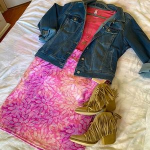 NWT 3XL Sunburst Floral Cassie Pencil Skirt